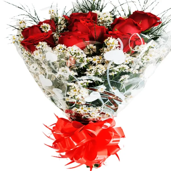 Buquê 10 Rosas Vermelhas - Imagem 2