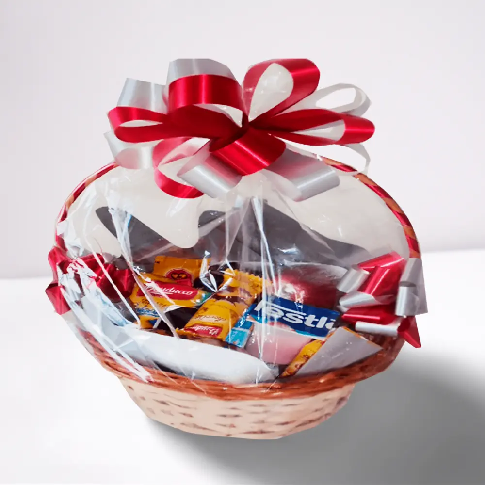 Cesta chá da tarde 20 itens variados em Recife