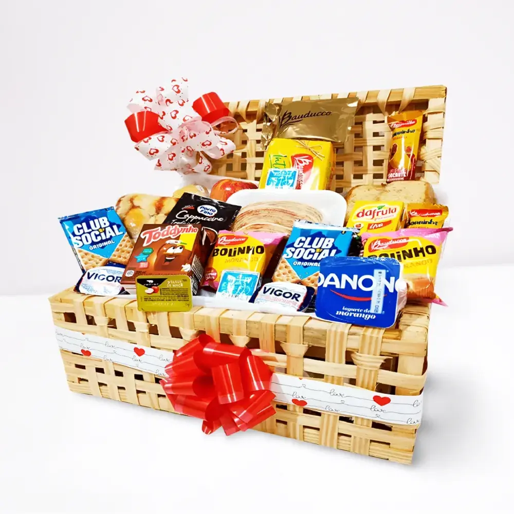 Cesta chá da tarde 40 itens em Recife