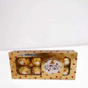 Compre juntoCaixa 8 Unidades Chocolates Ferrero Rocher para acompanhar na cesta ou buquê