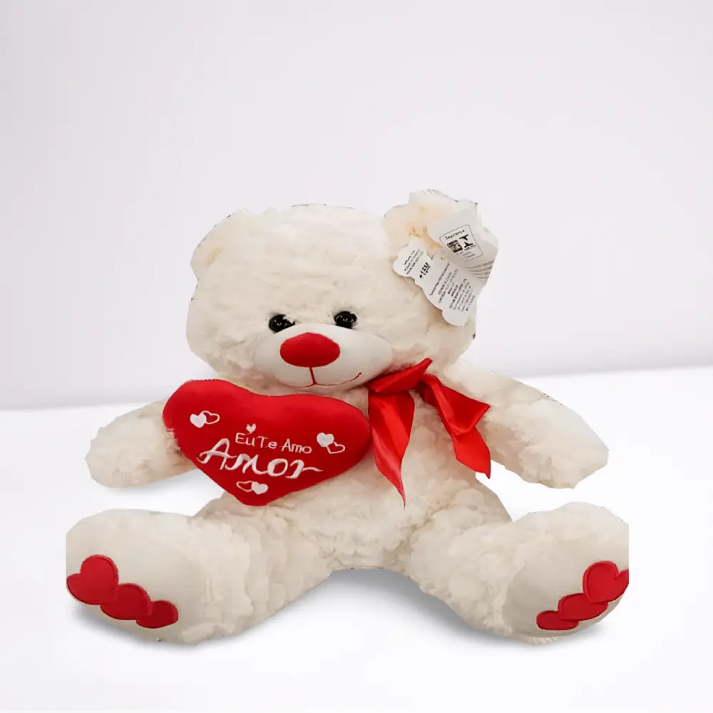 Compre Junto - Urso de Pelúcia, ideal para acompanhar em seu pedido de cesta ou buquê de flores.