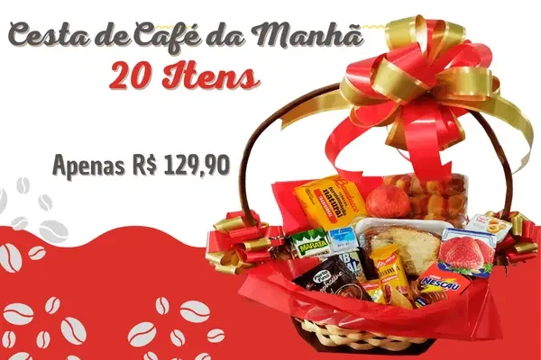 Banner Cesta de Café da Manhã 20 Itens
