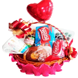 Cesta feliz aniversário