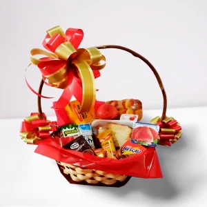 Cesta de Café da Manhã 20 Itens – presente especial com delícias variadas e entrega em Recife e região.